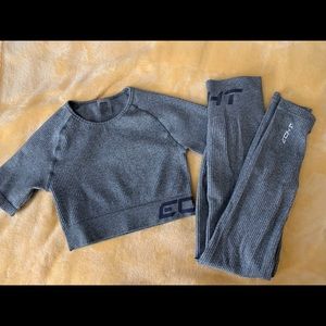 ECHT Gray Workout Set Medium